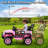 2-Seater 24 Volt Ride on Toys Electric Car for Kids, 400W Ride on Cars with Remote Control, Ride on Truck W/ Bluetooth, Music, Power Display, High/Low Speed, Light Control, Suspension, Pink-90843796