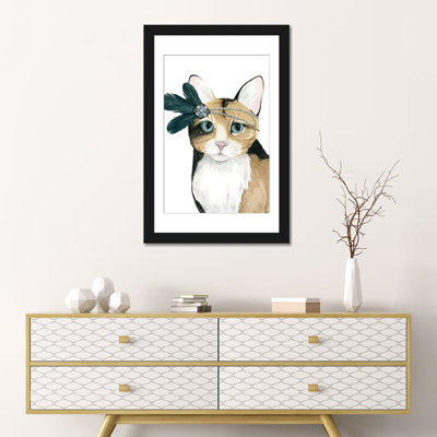 « downton cat ii », impression sur toile