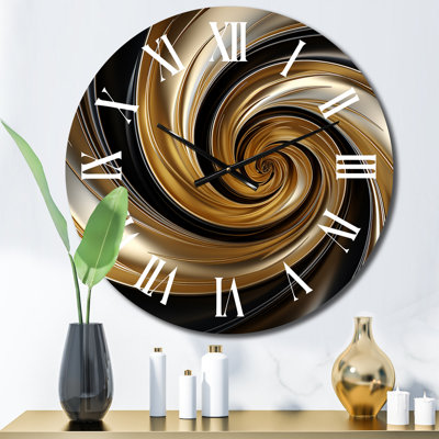 Horloge murale abstraite