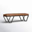 Darrow Leather Bench-647239485