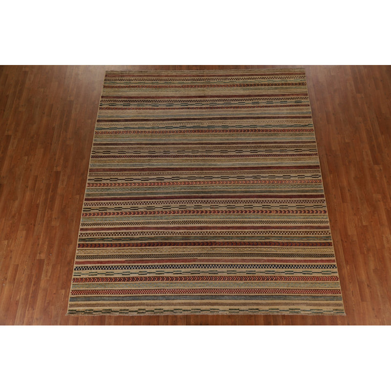 Striped Gabbeh  Area Rug 8x10