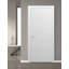 Porte blanche standard en bois manufacturé affleurant Planum-102304235