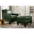 Asmunn Top Grain Leather Ottoman