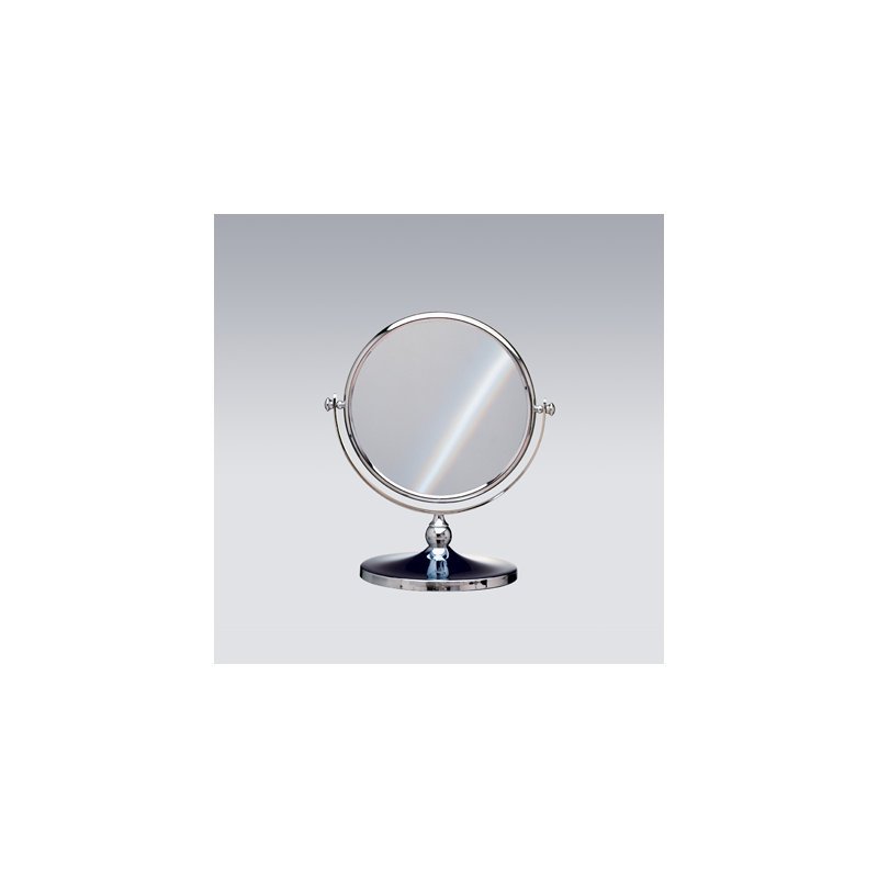 Miroir grossissant double face, Chrome