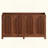 57 Inch Farmhouse Sideboard Buffet Cabinet, 4-Door Shutter Door Storage Console with Adjustable Shelves, Solid Wood Legs Moisture Resistant Media Cabinet for Kitchen Dining Living Room