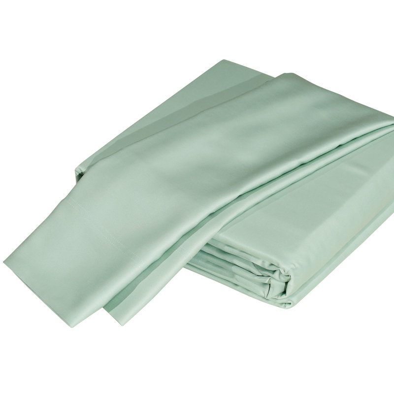 Sateen Sheet Set, Porcelain Green, King