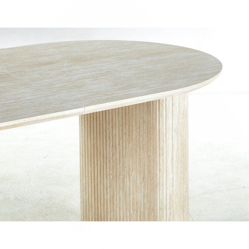 Extensible Table Leg,Dinning Table, Beige