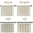 Carthamus Polyester Linen Textured Light Filtering Semi-Sheer Back Tab Curtain Pair(Set of 2)-253131605-253131606