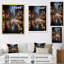 Francisville Charlotte Cityscape At Night III, reproduction d'art sur toile-298869241-298869240