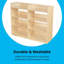 Bibliothèque nivelée avec roulettes