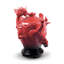 Red/Black 12.6" Porcelain Table Vase