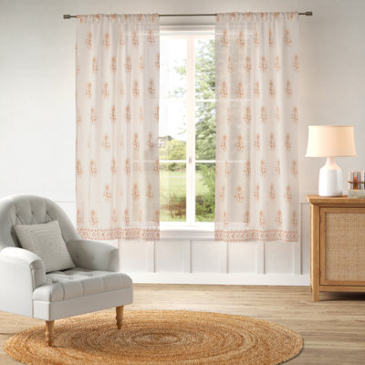 Brookridge Semi Sheer Polyester Curtain