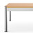 Brothir 39.4'' Wood Top Square Coffee Table with Stainless Steel Base 3 Min to Assemble-342531894