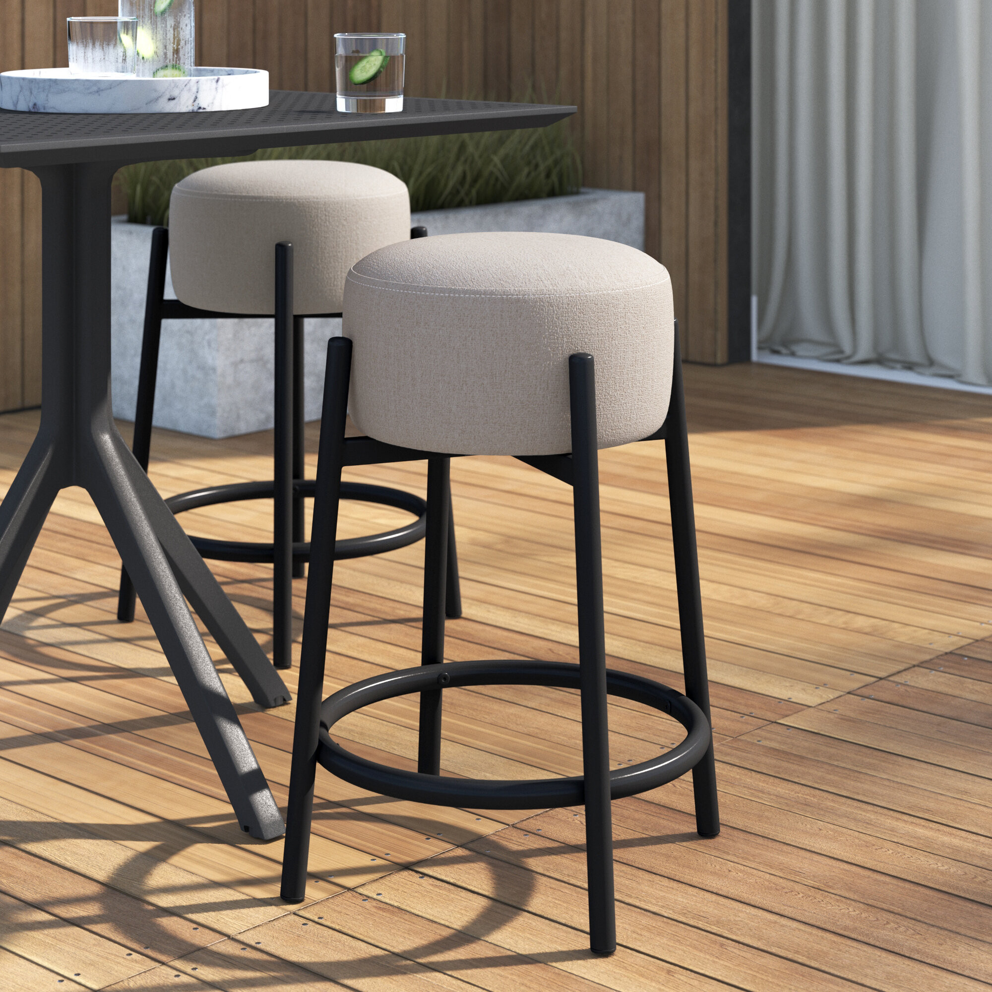 Augusta swivel on sale counter stool