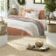 Ensembles de literie élégants en percale de coton, style maison de campagne réversible pour la maison