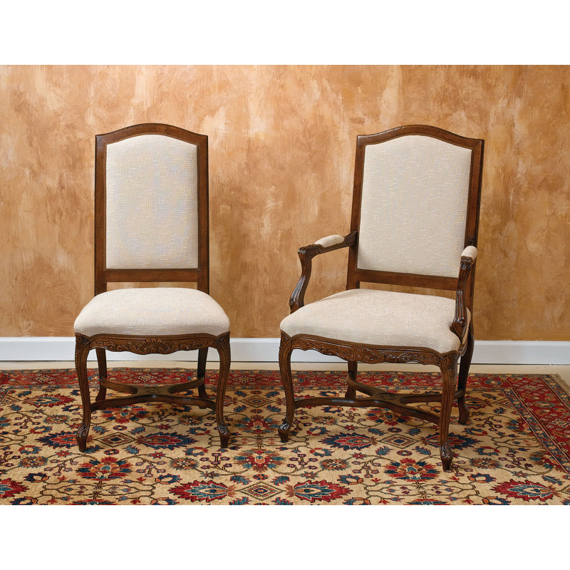 Upholstered Arm Chair in White