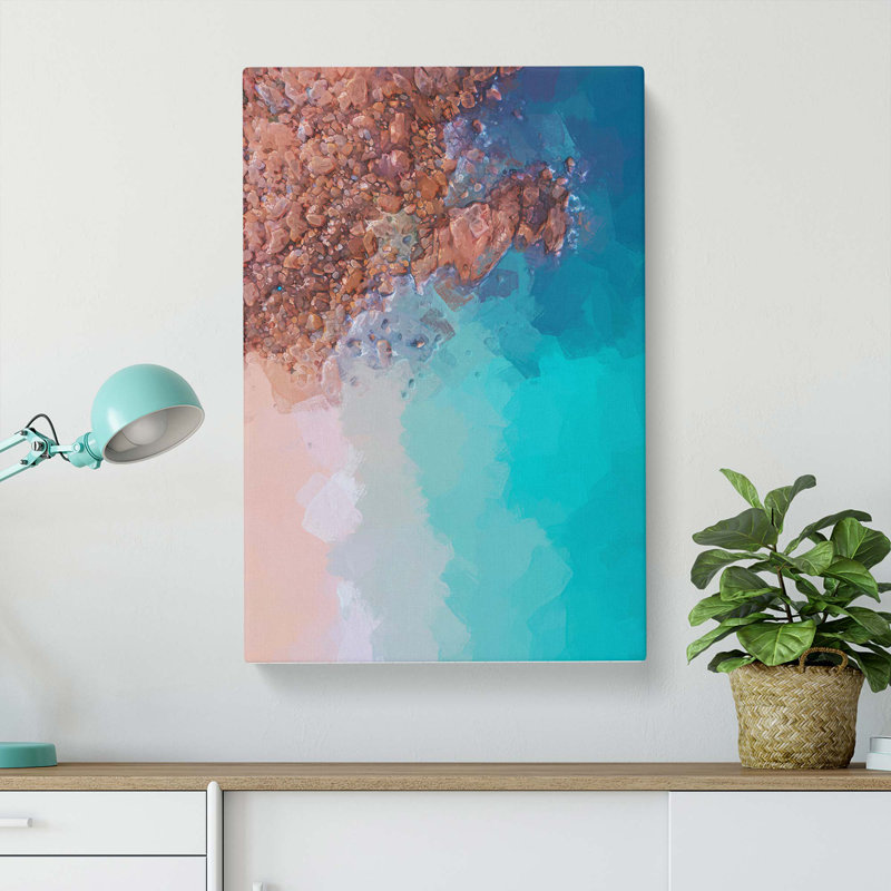 View Of Shek O Beach In Hong Kong In Abstract - Wrapped Canvas, 60cm H x 40cm W x 3cm D