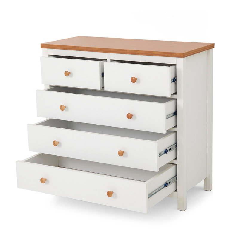 Commode 5 tiroirs l 33,86 po Fonza