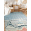 Tapis marocain multicolore en laine noué à la main Gitlow-977412132