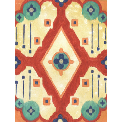 Nouveau motif de carreaux V - peinture sur toile tendue