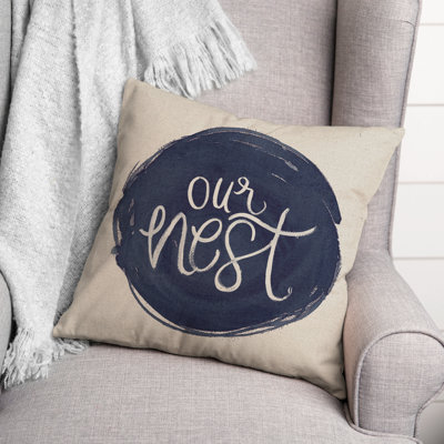  Our Nest Square Pillow Cover & Insert