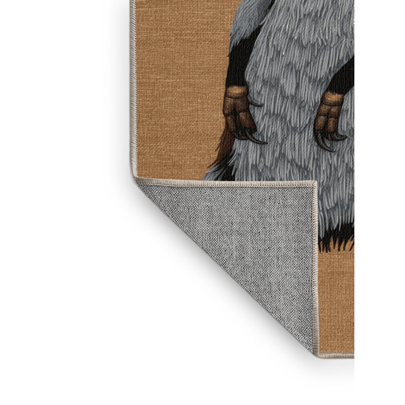  Tapis lavable et fourmilier géant, Rectangle 5 pi x 7 pi