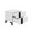 Modern High Gloss 3-Piece Bedroom Set Floating Bed Frame Platform Bed With LED Light & 2 Nightstands