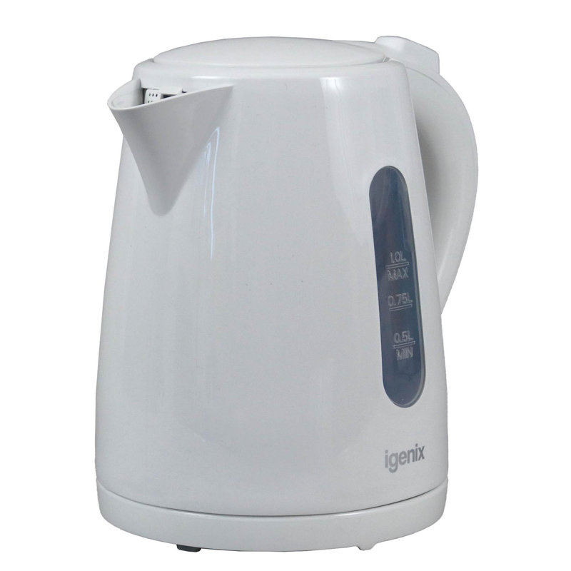 Igenix 1L Jug Kettle Black, White