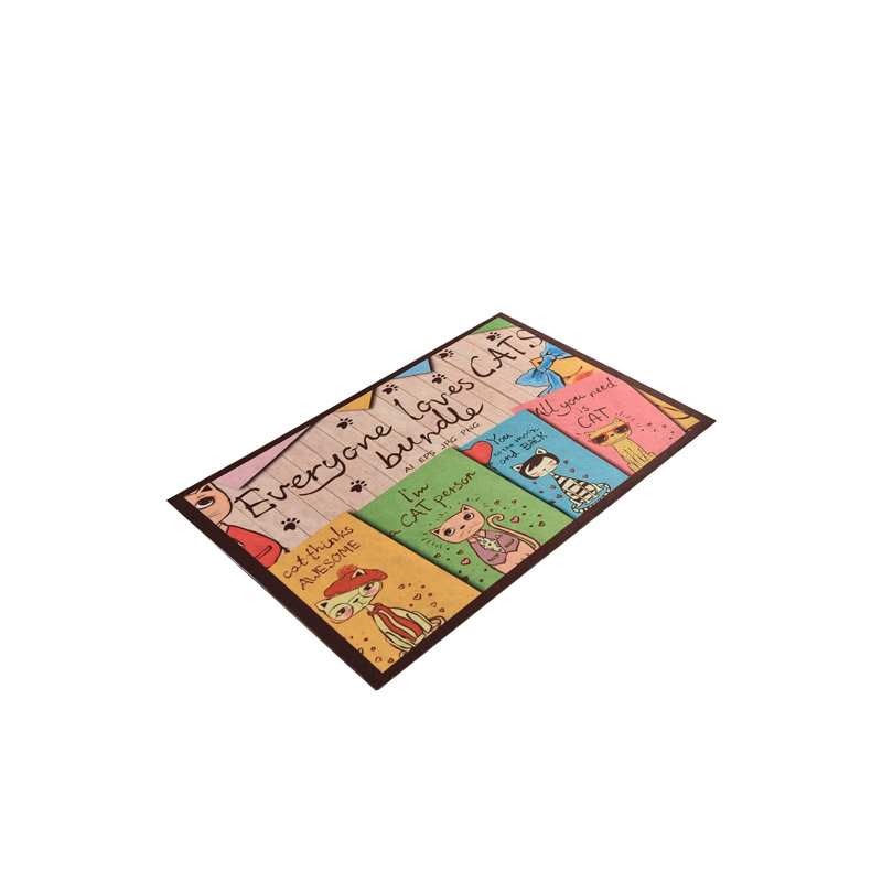 Durable PVC Doormat, Non-Slip Underside, 15.7 x 23.6 inches | 100% PVC Material, Machine Washable at 86°F | Perfect for Indoor & Outdoor Use, Easy to Clean, Stylish & Functional Welcome Mat