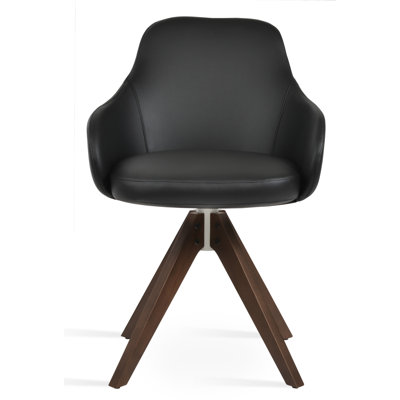 Chaise avec accoudoirs en bois Gazel Pyramid