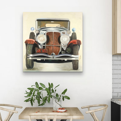 Vintage luxury car - 32"x32" art on canvas