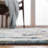 Jahiem Oriental Handmade Tufted Wool Blue/Ivory Area Rug-1656152141