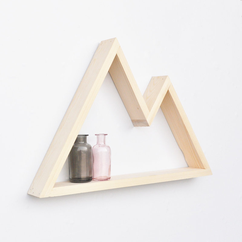 1 Piece Solid Wood Floating Shelf