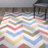 Ellicott Hand Tufted Wool Chevron Rug-146952001
