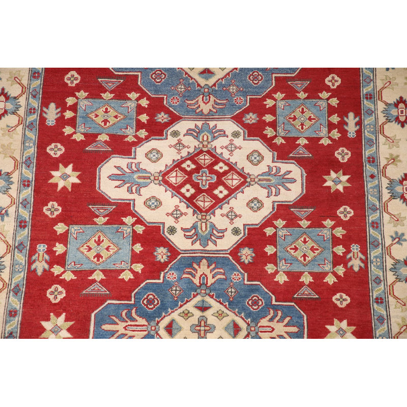 Tapis oriental fait à la main Kazak 6 x 8
