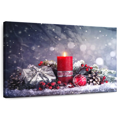 Snowy Advent Decor