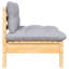 Canapé d'extérieur de 25 po de largeur avec coussins Damesha-2053477786-2053477785