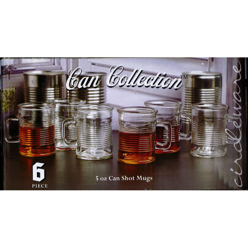 Tasse à bière en verre 5 oz.