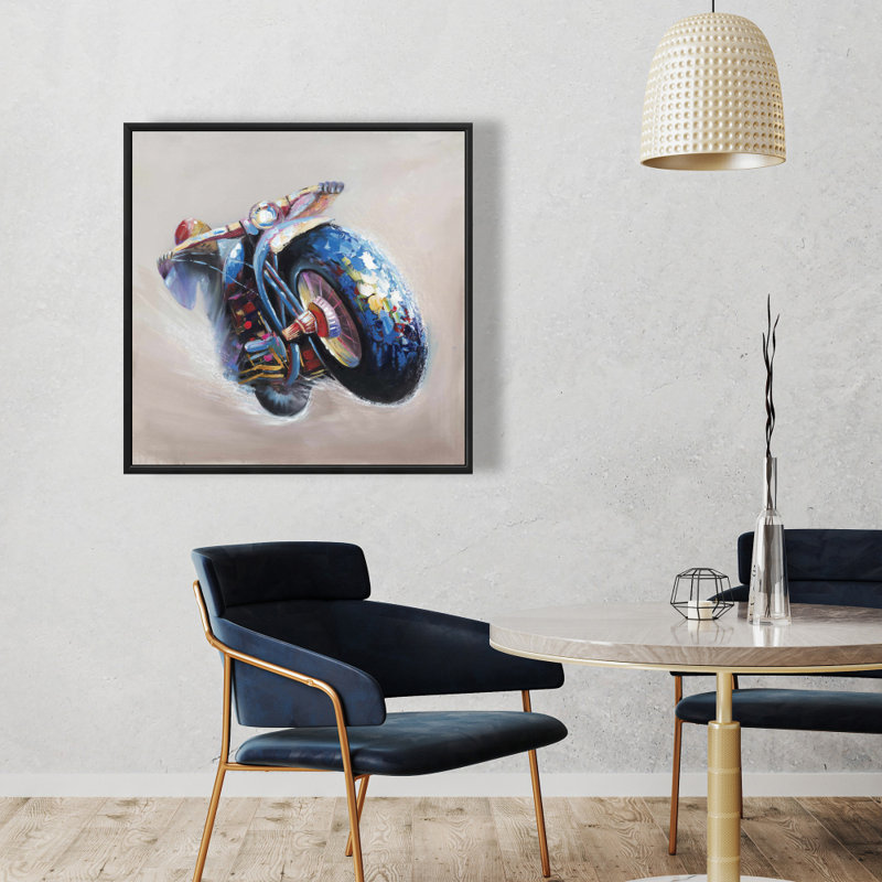 " Motorcycle In Jump "