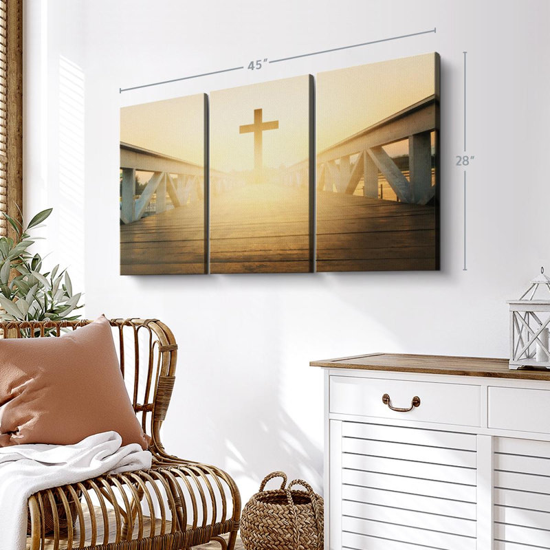 " Beyond The Cross ", 28" H x 45" W x 1.25" D