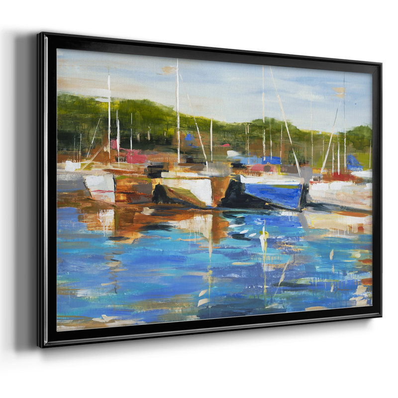 Safe Harbor, reproduction d'art sur toile, H 18 po x l 26 po x P 1,5 po, Noir