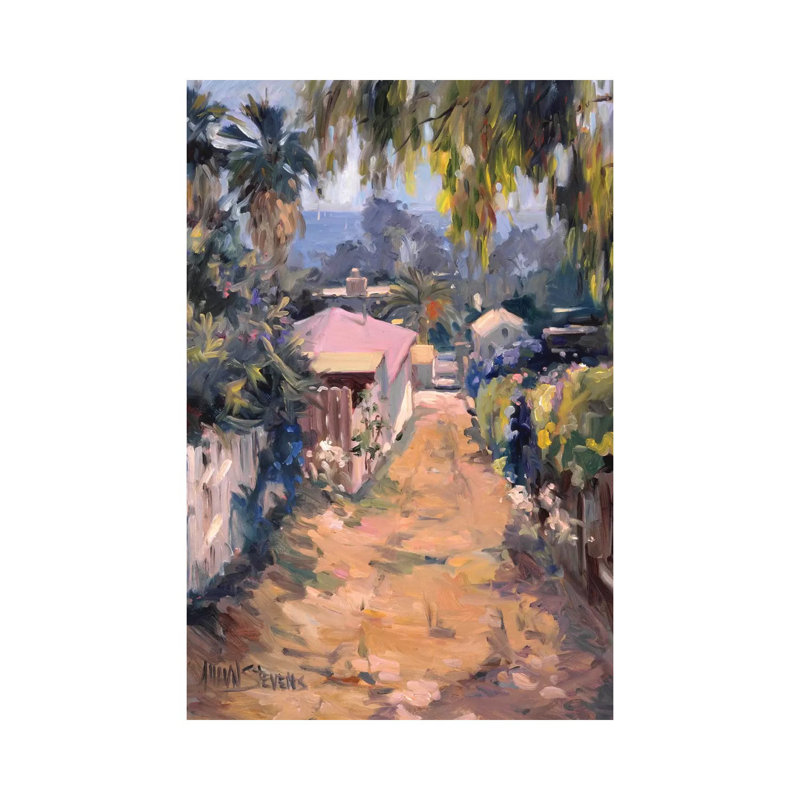 Coastal Path by Allayn Stevens - Wrapped Canvas Print, 20.32 cm H x 30.48 cm W