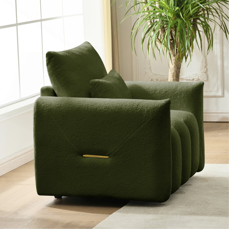 38.1"Teddy Fabric Sofa
