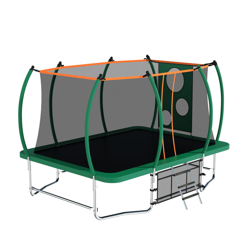 Longue trampoline rectangulaire extérieure pour adultes 8X14FT