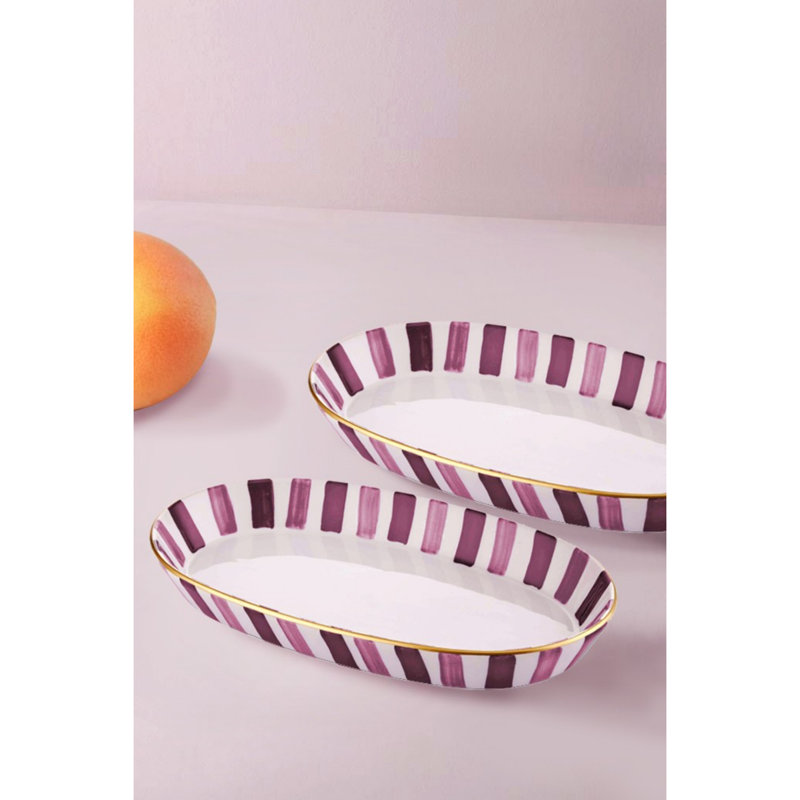 Ceramic Dinnerware Set 2 Piece - Service for 2