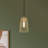 Winda 1 - Light Brushed Gold Single Pendant