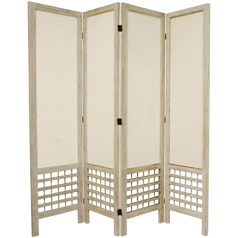 Cloison pliante 67 po, Sable / blanc, 4