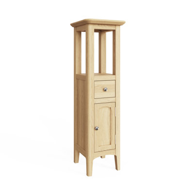 Claiborne Ash Assembled Tower Cabinet