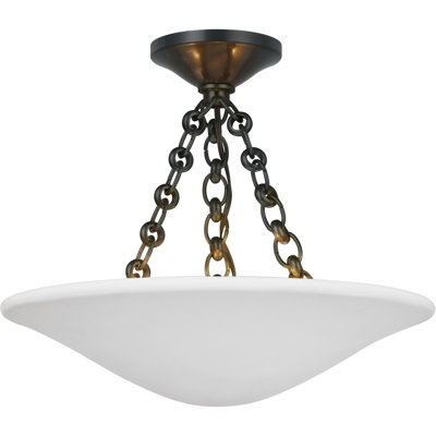Aerin Mollino 16" Semi Flush Mount