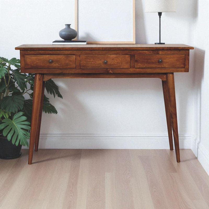 Wentz 115cm Solid Wood Console Table